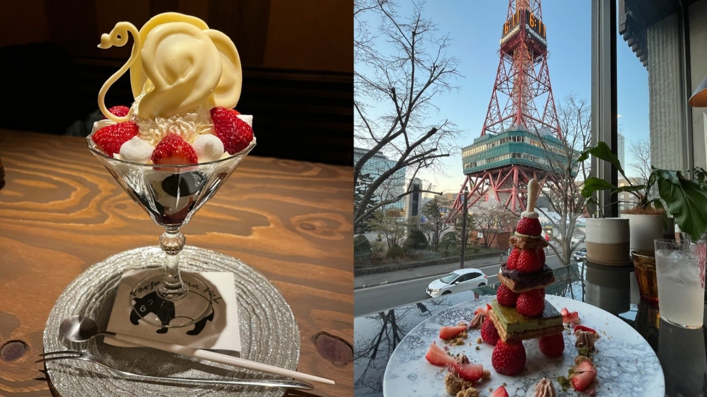 디저트, 실내, 테이블웨어, 테이블이(가) 표시된 사진AI 생성 콘텐츠는 정확하지 않을 수 있습니다.